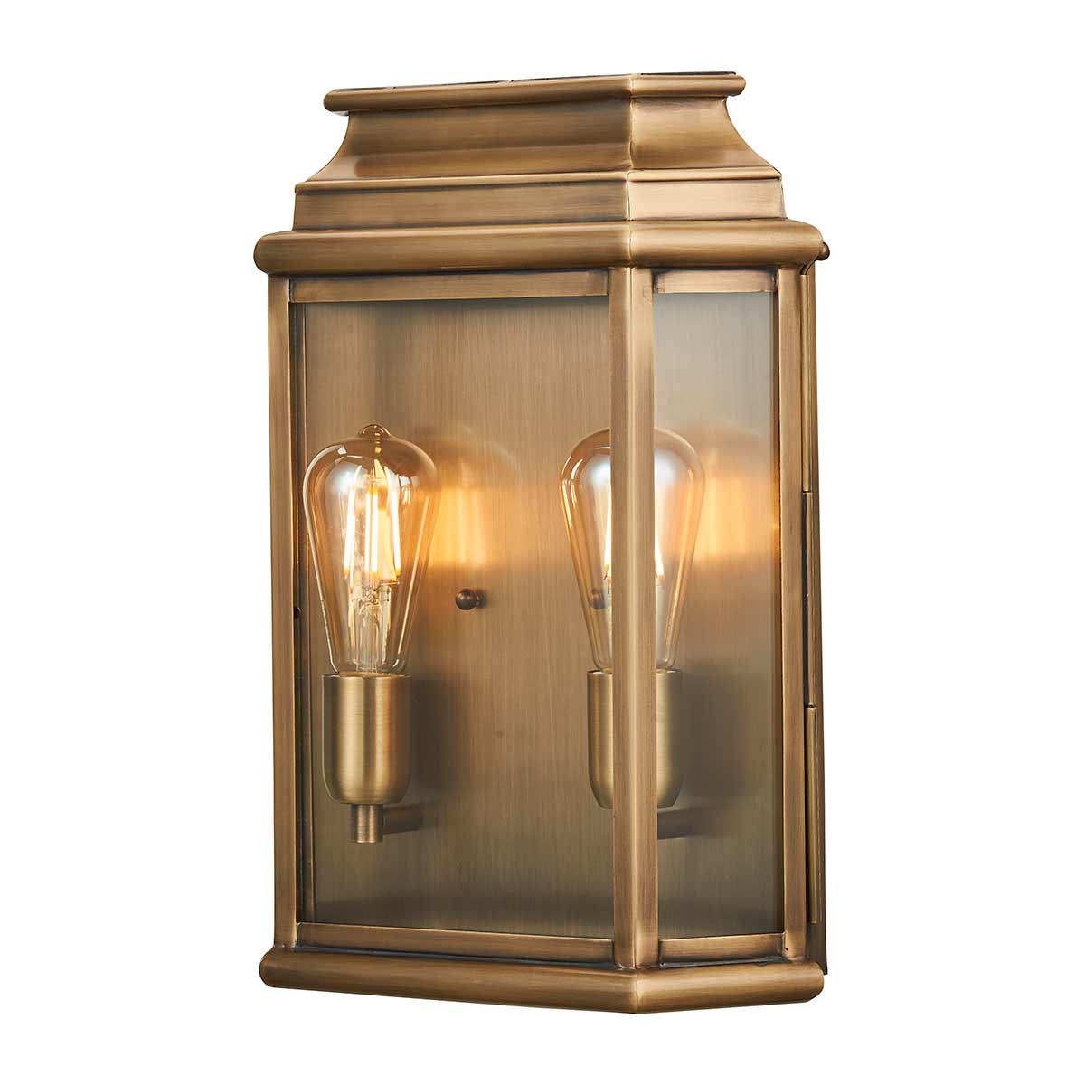 Elstead Lighting Outdoor Wall Light from the St Martins range. St Martins 2 Light Large Wall Lantern Product Code = ST-MARTINS-L-BR
