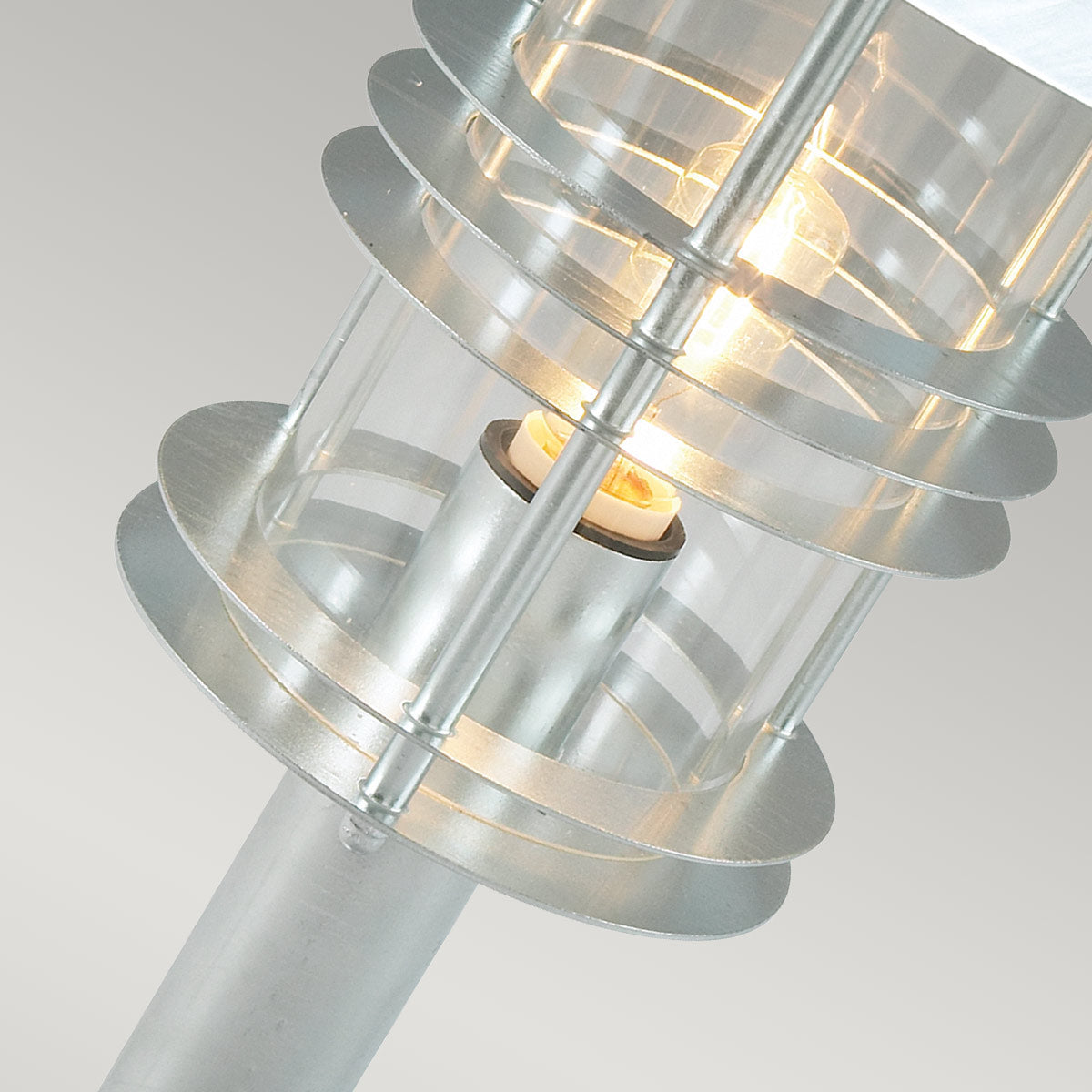 Norlys Stockholm 1 Light Grande Pedestal - Galvanised ST3-G-GAL