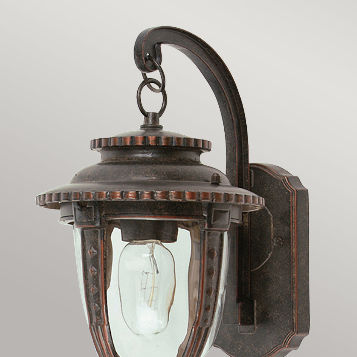 Elstead Lighting Outdoor Wall Light from the St Louis range. St Louis 1 Light Medium Wall Lantern Product Code = STL2-M-WB