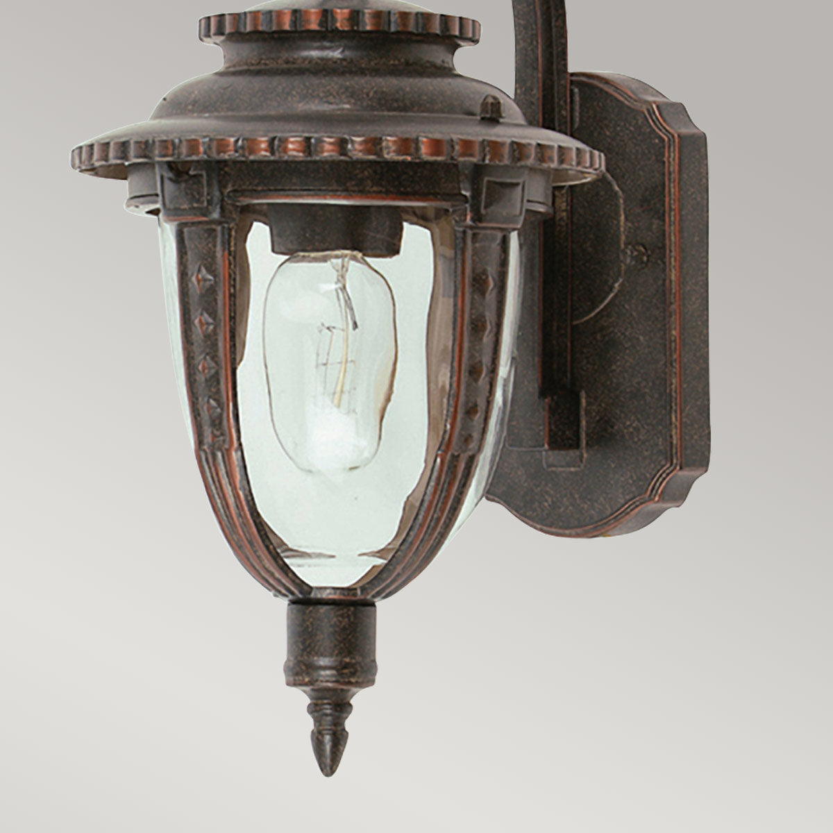 Elstead Lighting Outdoor Wall Light from the St Louis range. St Louis 1 Light Medium Wall Lantern Product Code = STL2-M-WB