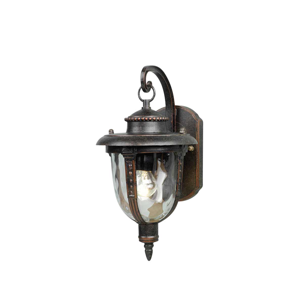 Elstead Lighting Outdoor Wall Light from the St Louis range. St Louis 1 Light Small Wall Lantern Product Code = STL2-S-WB