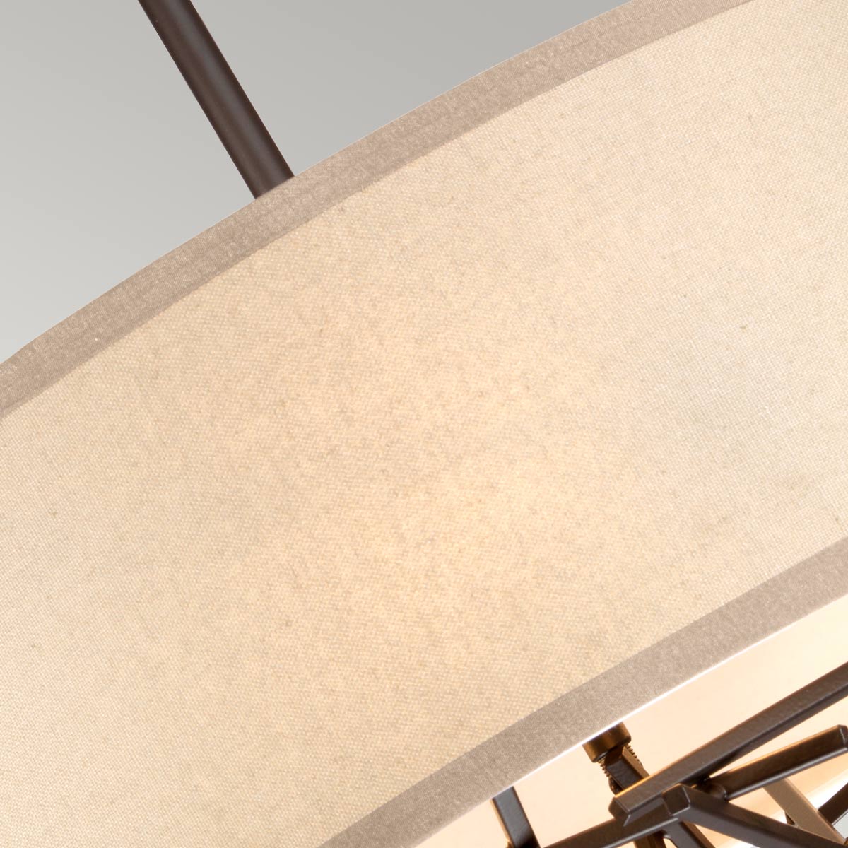 Elstead Lighting Pendant from the Taiko range. Taiko 3 Light Pendant Product Code = TAIKO-3P