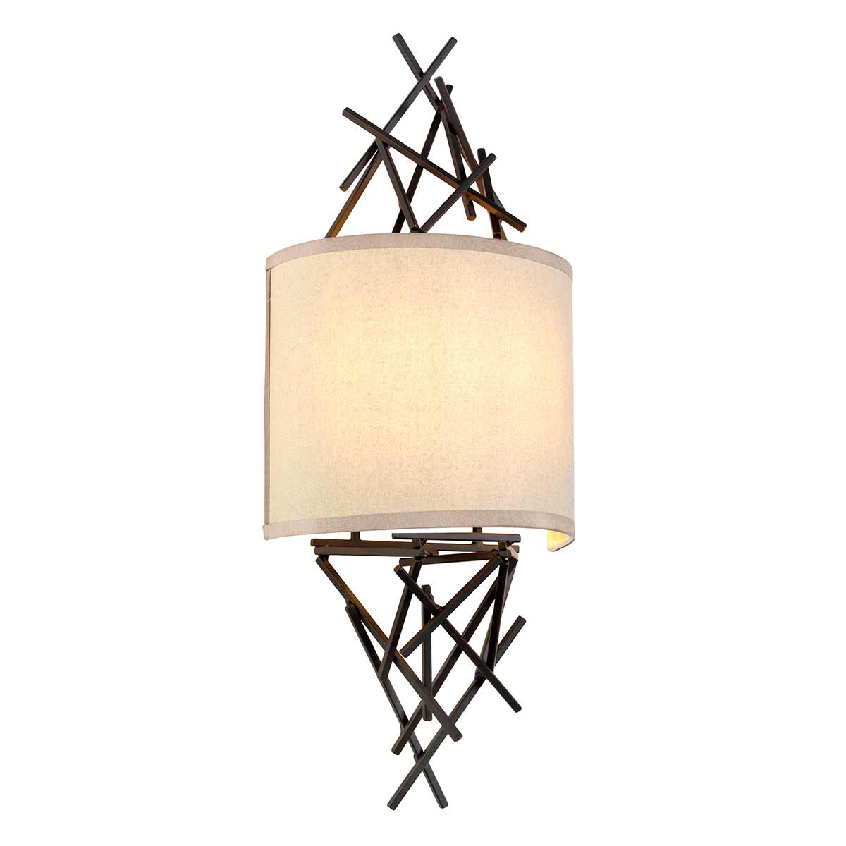Elstead Lighting Wall Light from the Taiko range. Taiko 2 Light Wall Light Product Code = TAIKO2