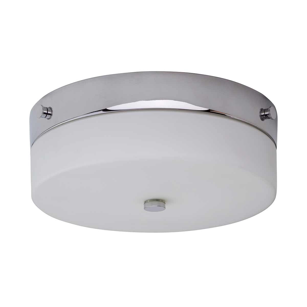Elstead Lighting Ceiling Flush from the Tamar range. Tamar 1 Light Medium Flush Product Code = TAMAR-F-M-PC