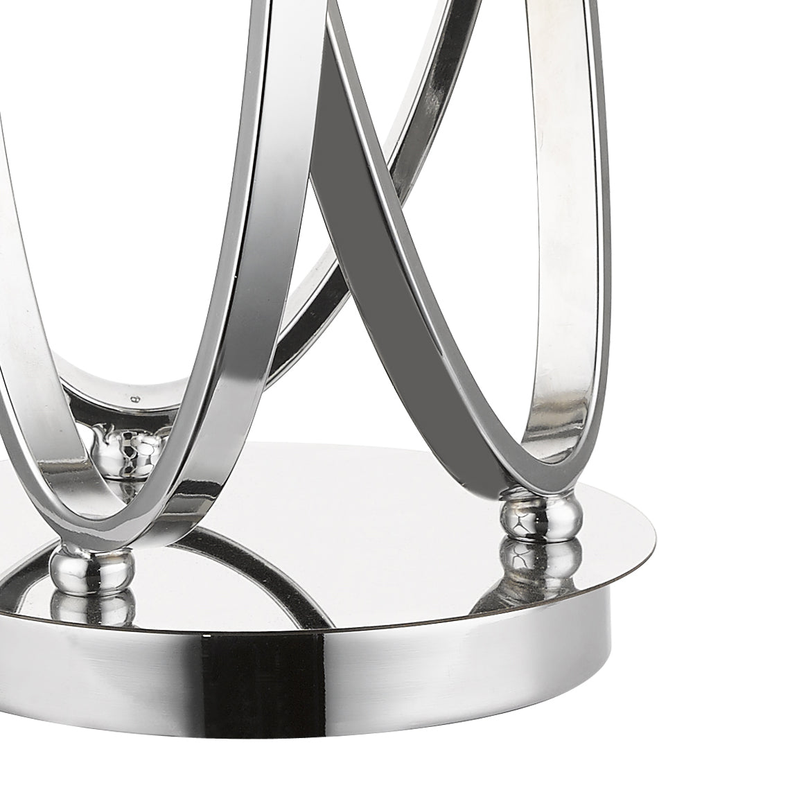 Magnalux Trinity Table Lamp Polished Chrome c/w Shade Part Number - TRI01CHTL
