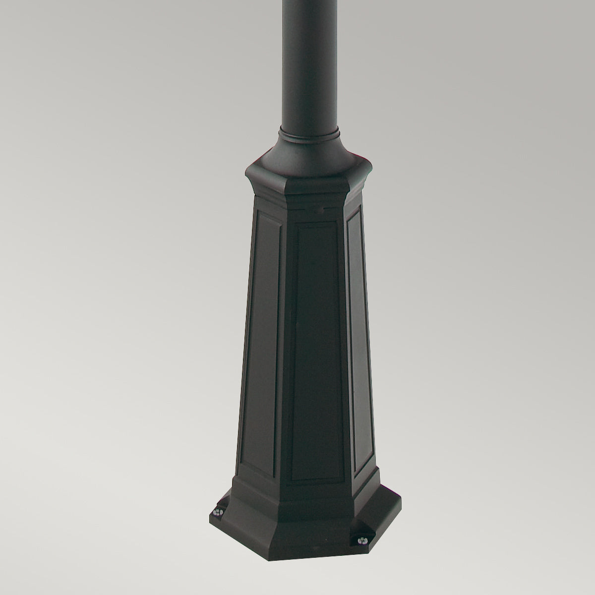 Norlys Valencia 3 Light Triple Head Lamp Post V7-BLACK