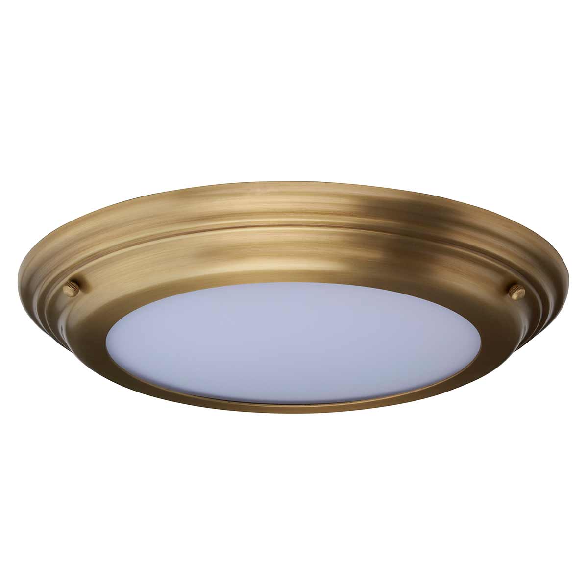 Elstead Lighting Ceiling Flush from the Welland range. Welland 1 Light Flush Product Code = WELLAND-F-AB