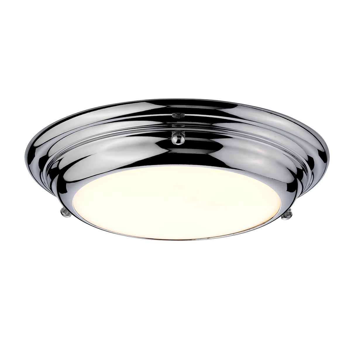 Elstead Lighting Ceiling Flush from the Welland range. Welland 1 Light Mini LED Flush Product Code = WELLAND-F-S-PC