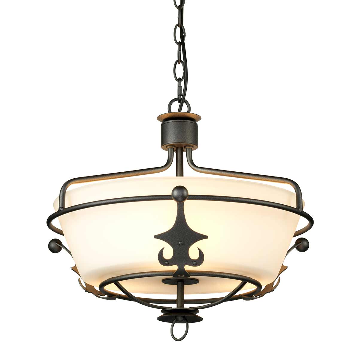 Elstead Lighting Ceiling Semi-Flush from the Windsor range. Windsor 3 Light Semi-Flush Product Code = WINDSOR-SF-GR