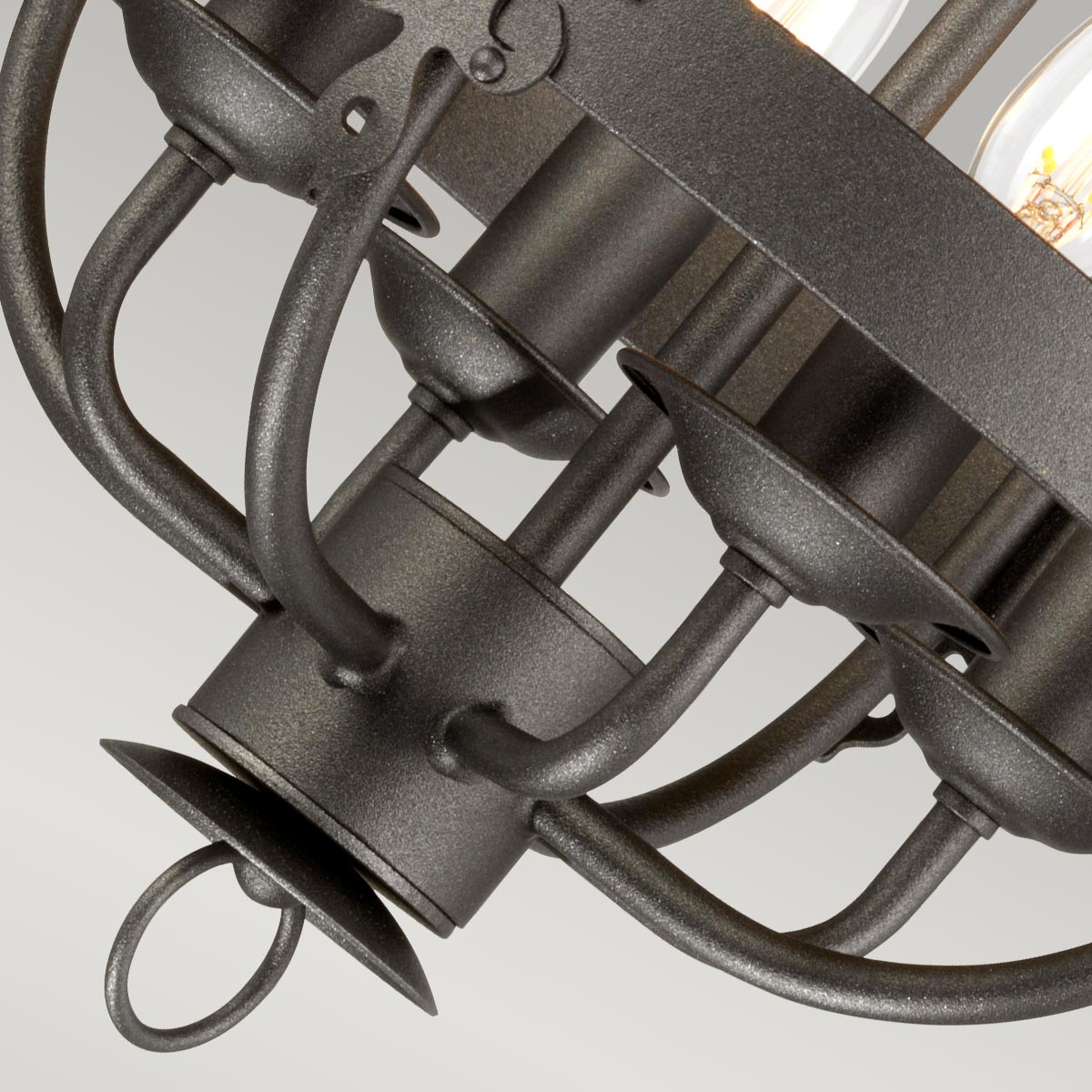 Elstead Lighting Chandelier from the Windsor range. Windsor 4 Light Pendant Product Code = WINDSOR4-GR