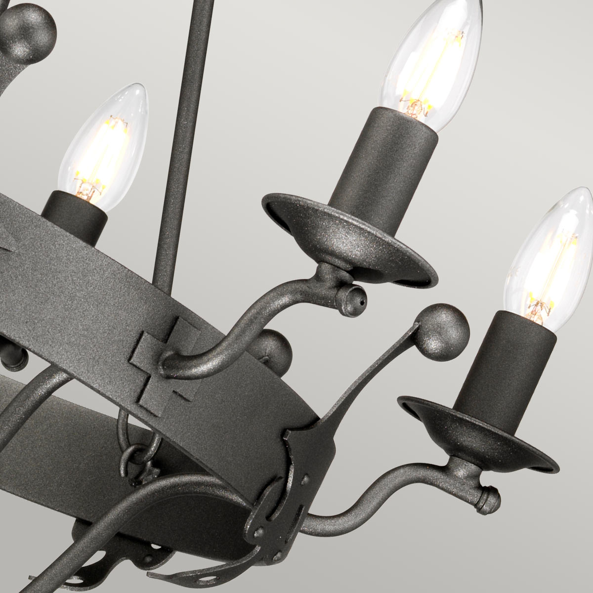 Elstead Lighting Chandelier from the Windsor range. Windsor 6 Light Chandelier Product Code = WINDSOR6-GR