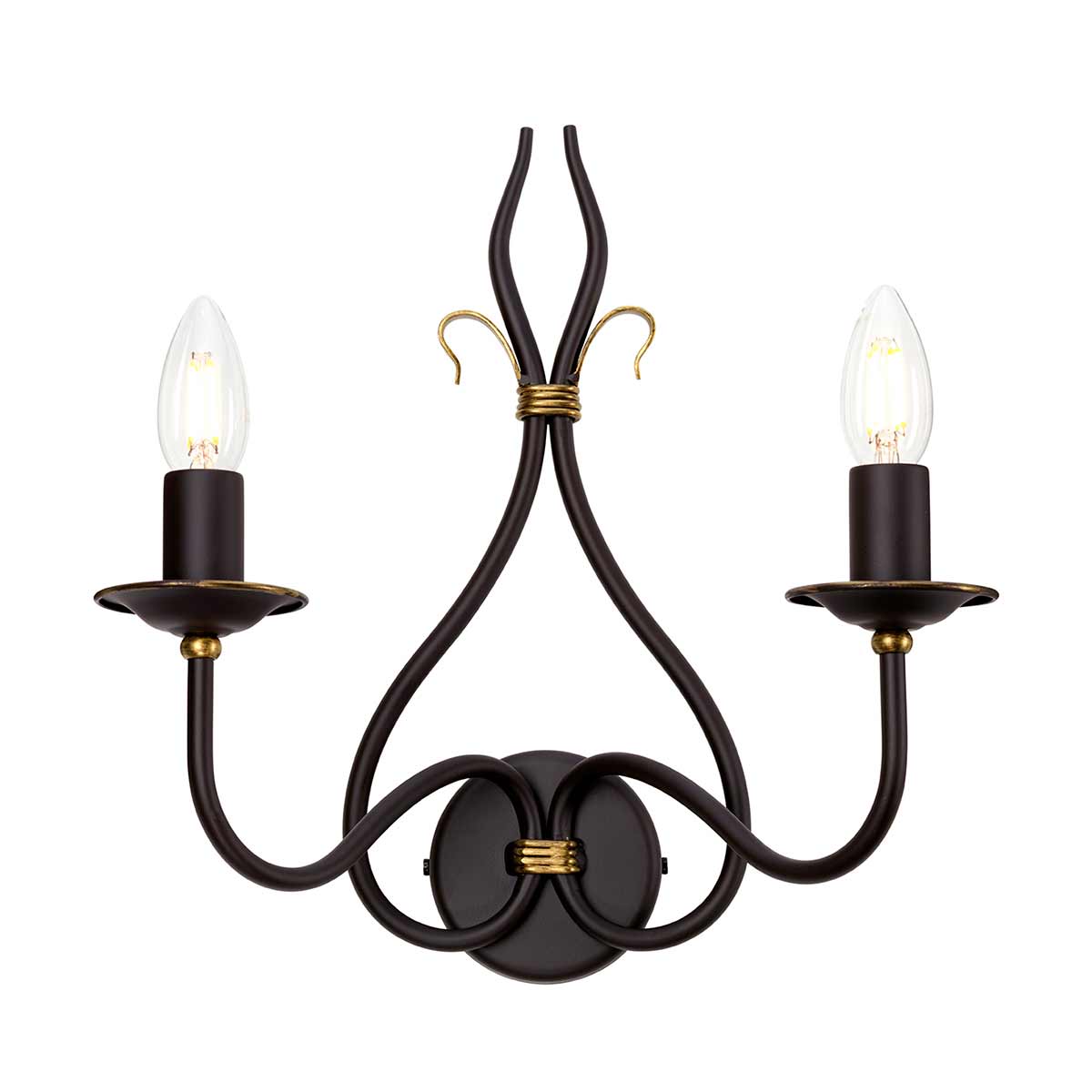 Elstead Lighting Wall Light from the Windermere range. Windermere 2 Light Wall Light Product Code = WM2