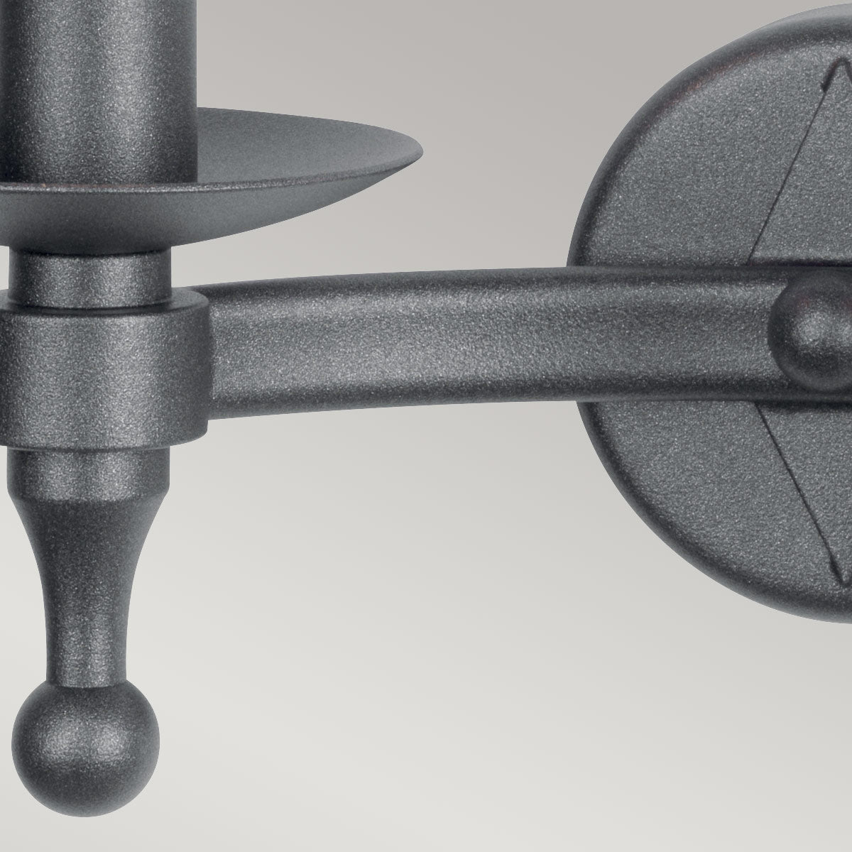 Elstead Lighting Wall Light from the Warwick range. Warwick 2 Light Wall Light Product Code = WR2-GRAPHITE