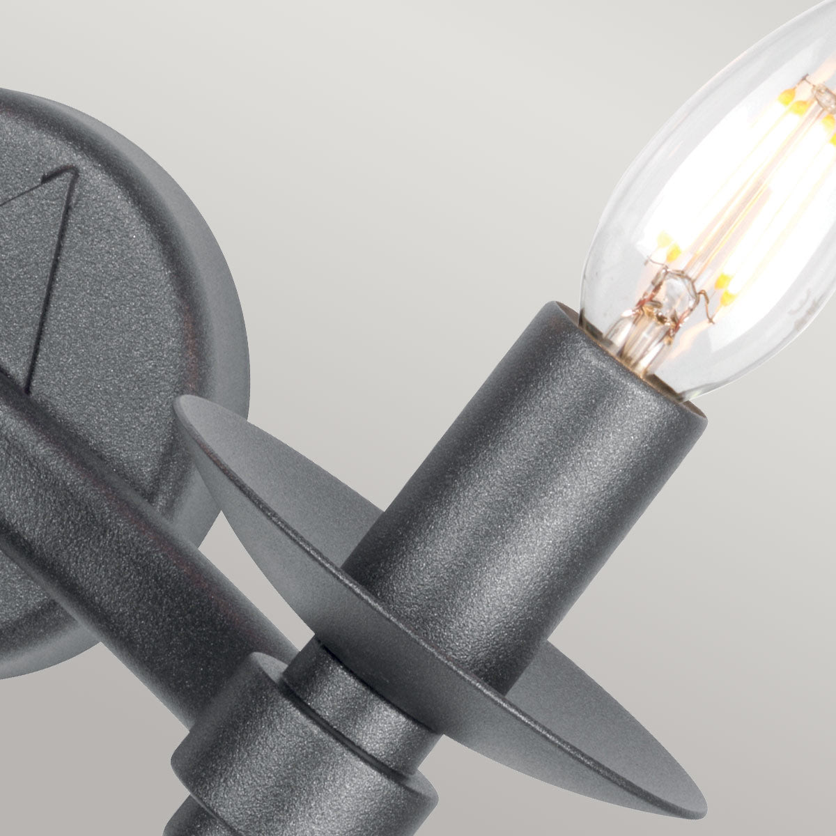 Elstead Lighting Wall Light from the Warwick range. Warwick 2 Light Wall Light Product Code = WR2-GRAPHITE