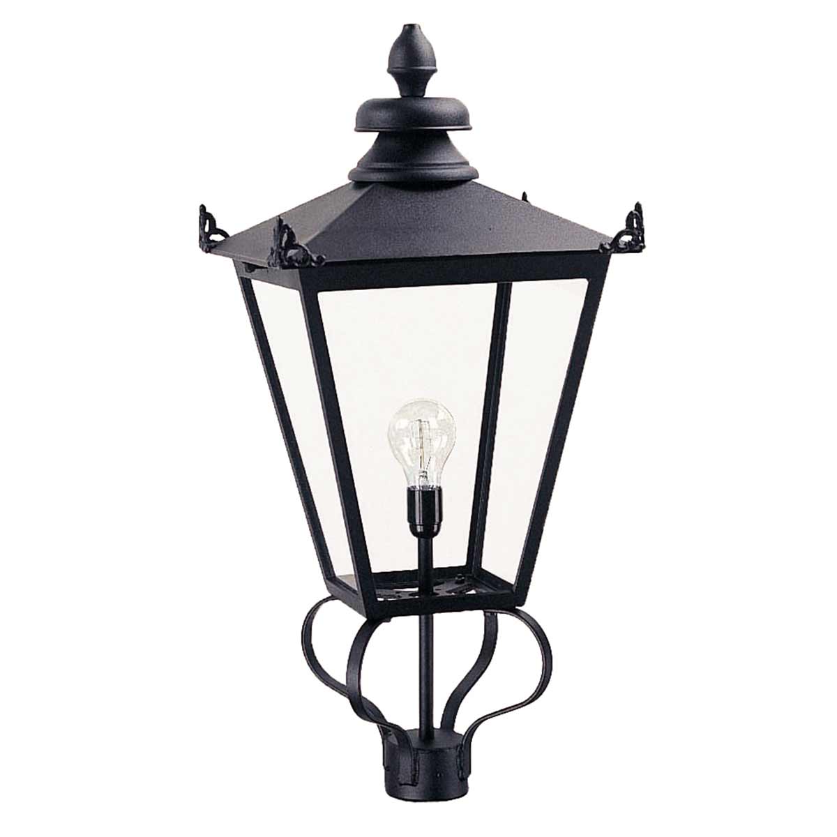 Elstead Lighting Lamp Post from the Wilmslow range. Wilmslow 1 Light Lantern (Head Only) Product Code = WSLL1-BLACK