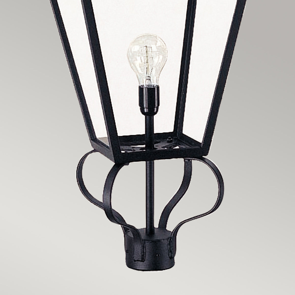 Elstead Lighting Lamp Post from the Wilmslow range. Wilmslow 1 Light Lantern (Head Only) Product Code = WSLL1-BLACK
