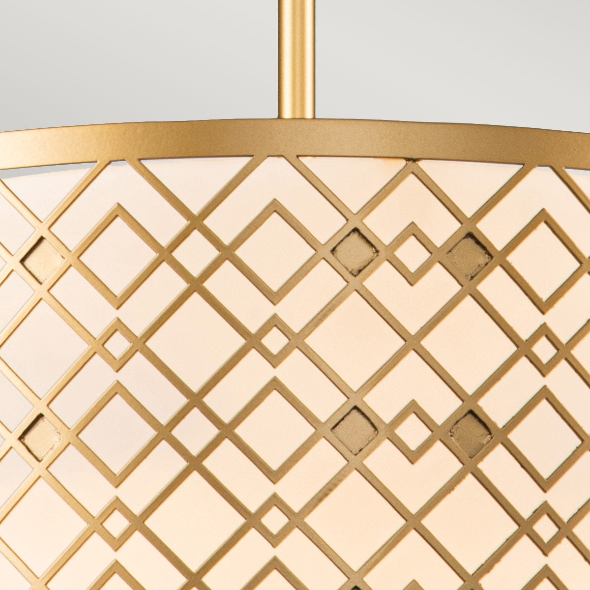 Elstead Lighting Pendant from the Ziggy range. Ziggy 2lt Medium Pendant - Lacquered Gold Product Code = ZIGGY-2P-M-LG