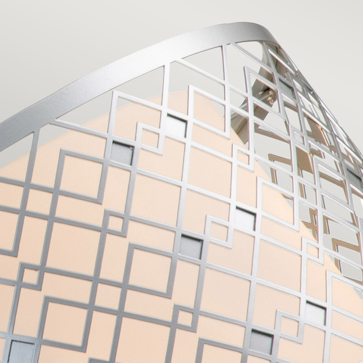 Elstead Lighting Pendant from the Ziggy range. Ziggy 2lt Medium Pendant - Lacquered Silver Product Code = ZIGGY-2P-M-LS