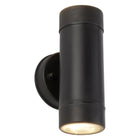 Searchlight Coastal Outdoor LED 2Lt Wall Light- Black Polypropylene,IP44 Search Light Part Number 7592-2BK