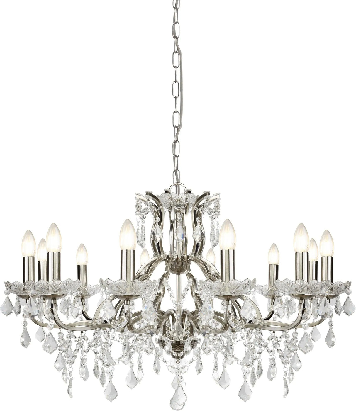Searchlight - 87312-12SS - Chandelier
