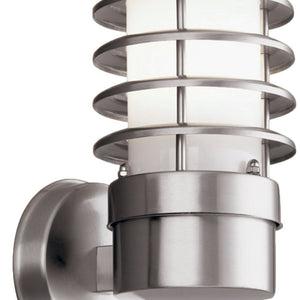 Searchlight Electric Louvre Outdoor Wall Light - Steel Metal & Polycarbonate 51