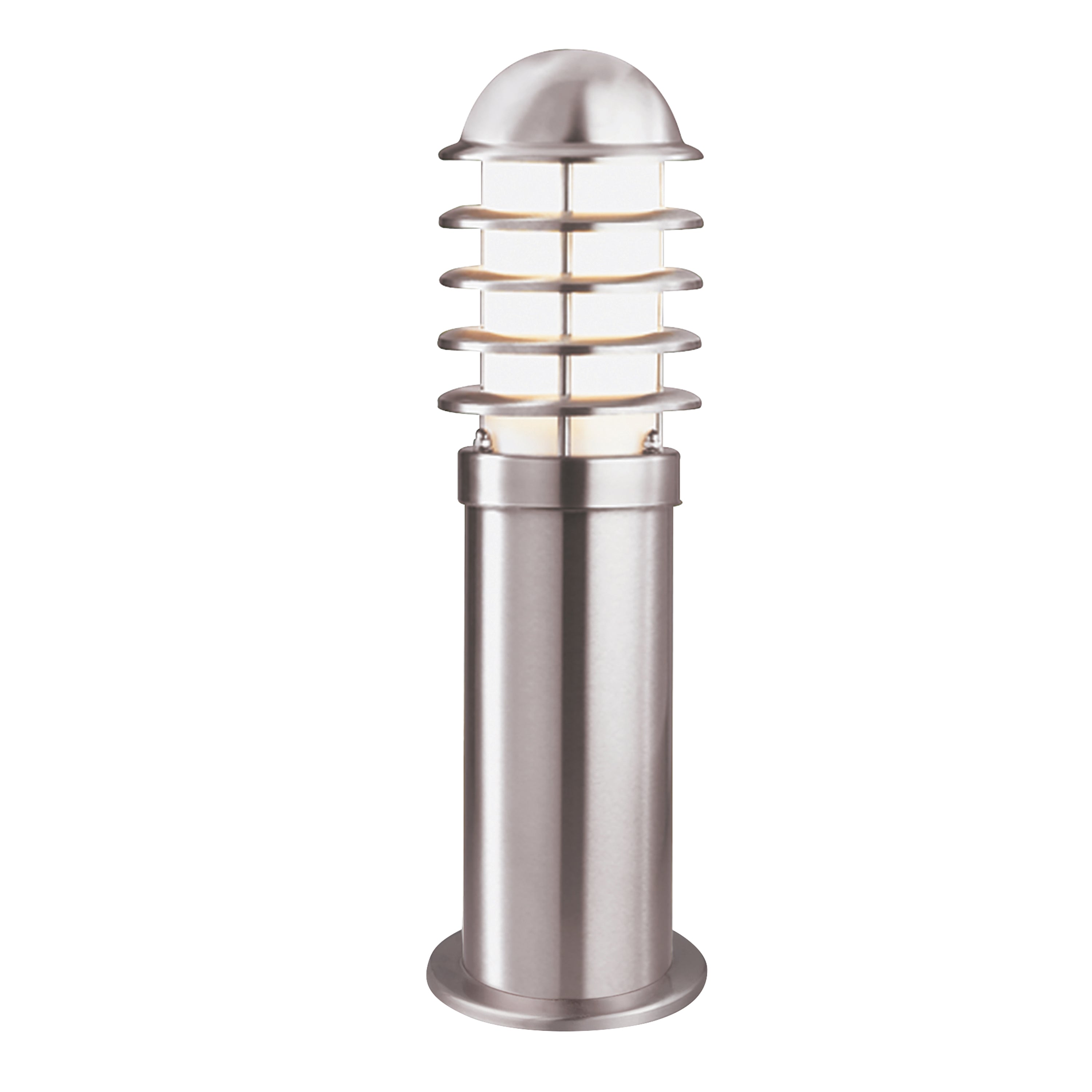 Louvre Outdoor Post - Stainless Steel Metal & Polycarbonate