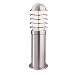 Louvre Outdoor Post - Stainless Steel Metal & Polycarbonate