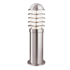 Louvre Outdoor Post - Stainless Steel Metal & Polycarbonate
