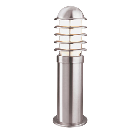 Louvre Outdoor Post - Stainless Steel Metal & Polycarbonate