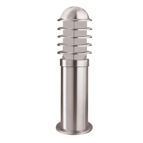 Searchlight Electric Louvre Outdoor Post - Stainless Steel Metal & Polycarbonate 052-450