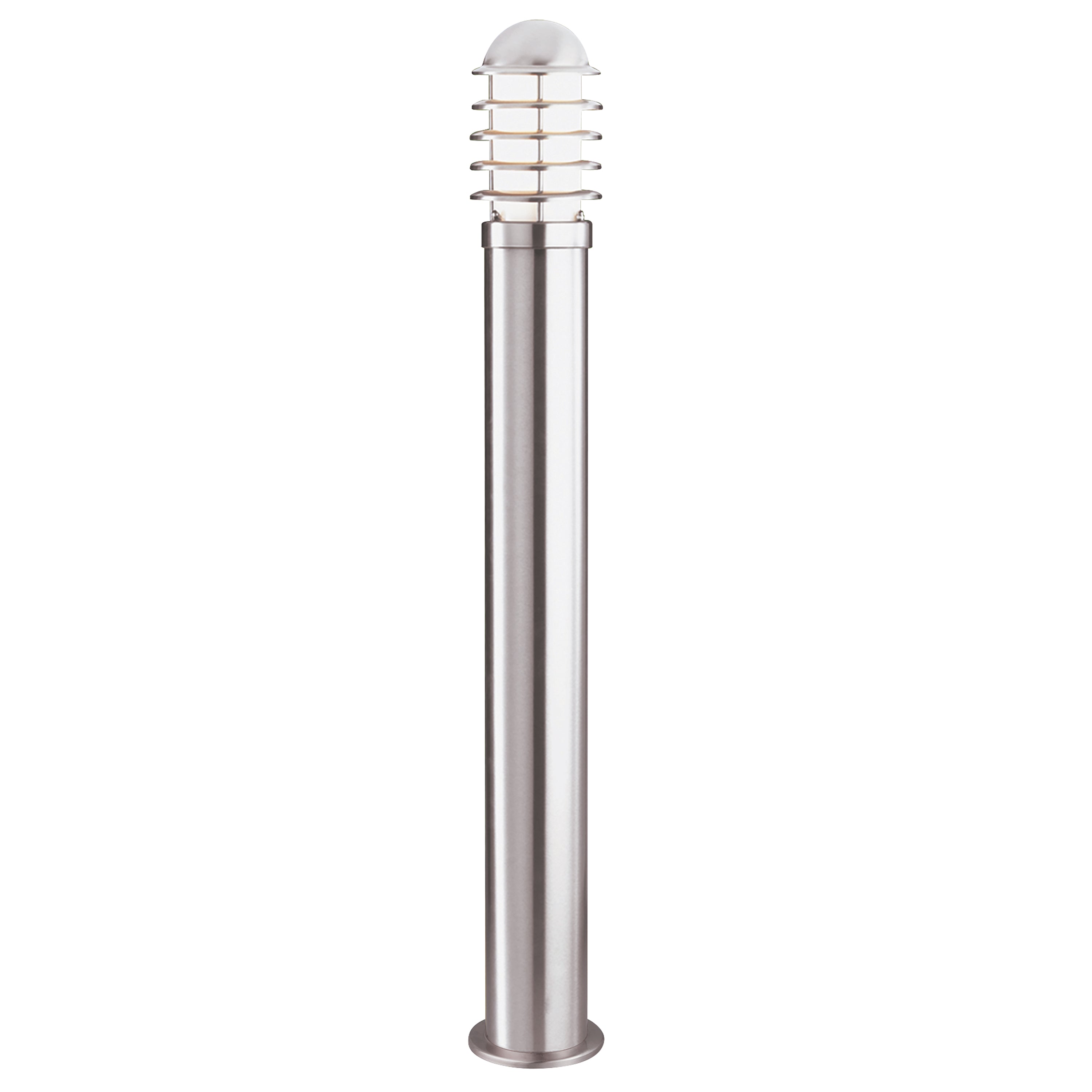 Louvre Outdoor Post - Stainless Steel Metal & Polycarbonate