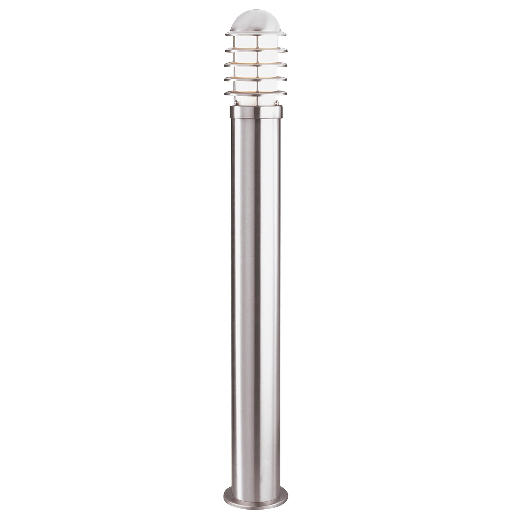 Louvre Outdoor Post - Stainless Steel Metal & Polycarbonate