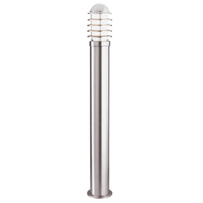 Louvre Outdoor Post - Stainless Steel Metal & Polycarbonate