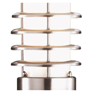 Searchlight Electric Louvre Outdoor Post - Stainless Steel Metal & Polycarbonate 052-900