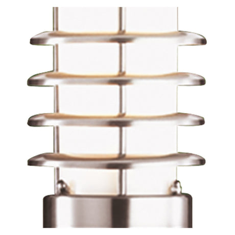 Searchlight Electric Louvre Outdoor Post - Stainless Steel Metal & Polycarbonate 052-900