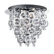 Nova 3Lt Flush - Chrome Metal & Acrylic