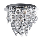 Nova 3Lt Flush - Chrome Metal & Acrylic