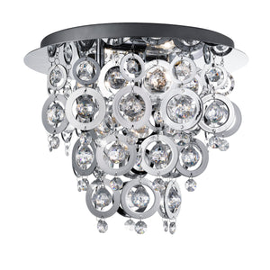 Nova 3Lt Flush - Chrome Metal & Acrylic