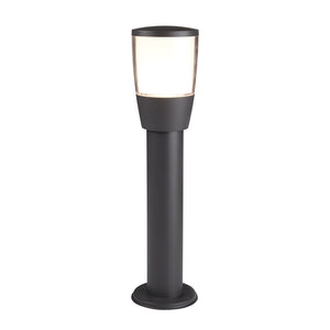 Tucson Outdoor Post - Grey Metal & Polycarbonate