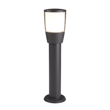 Tucson Outdoor Post - Grey Metal & Polycarbonate