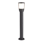 Tucson Outdoor Post - Grey Metal & Polycarbonate