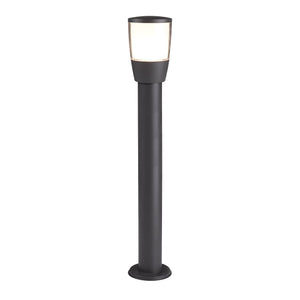 Tucson Outdoor Post - Grey Metal & Polycarbonate