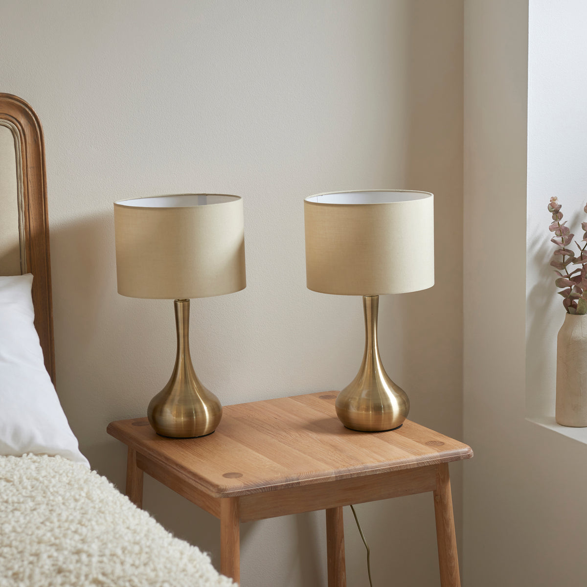 Endon Lighting Piccadilly - Twin Pack 100384 Piccadilly - Twin Pack Touch Table Light