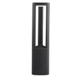 Michigan Outdoor Post - Dark Grey Metal & Polycarbonate