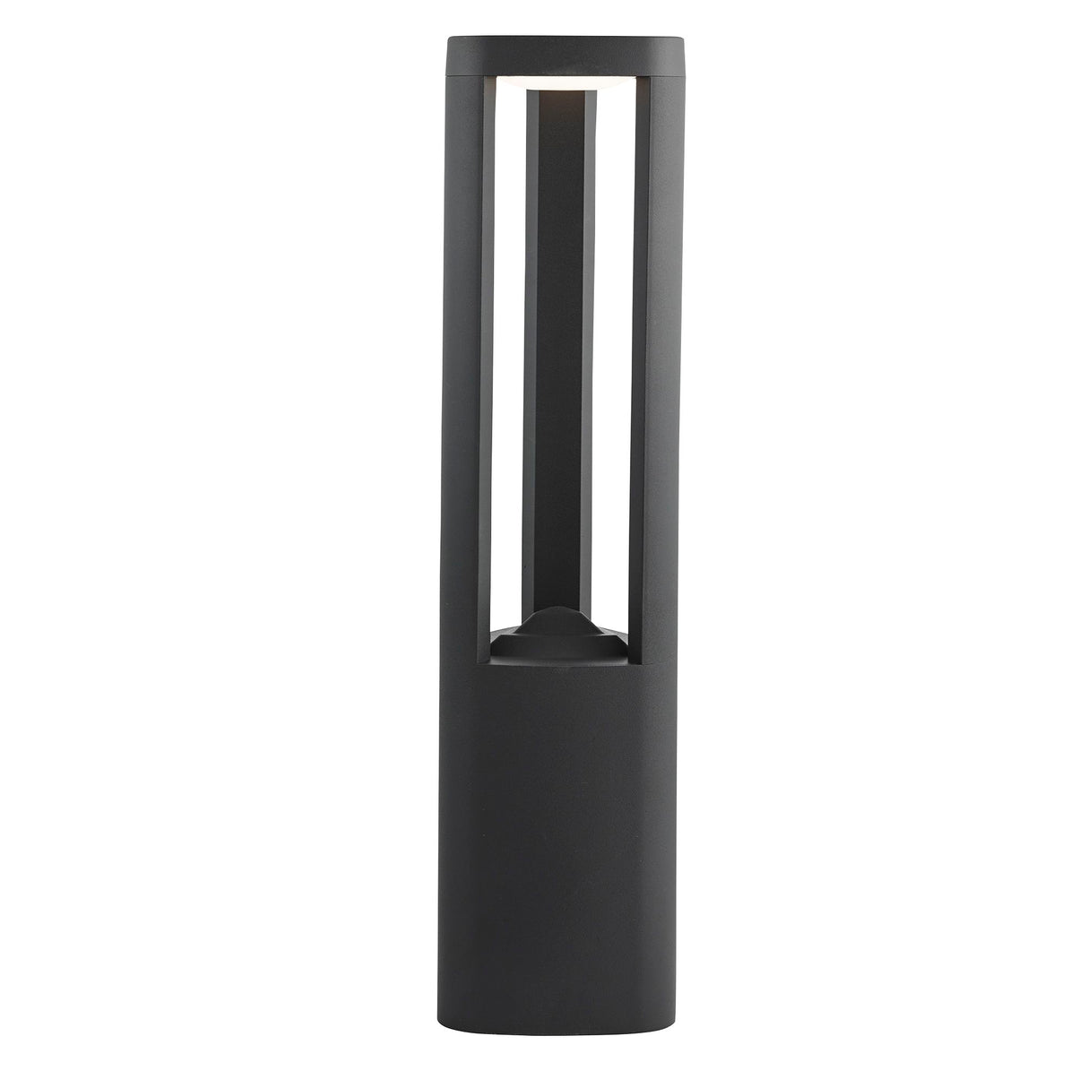 Michigan Outdoor Post - Dark Grey Metal & Polycarbonate