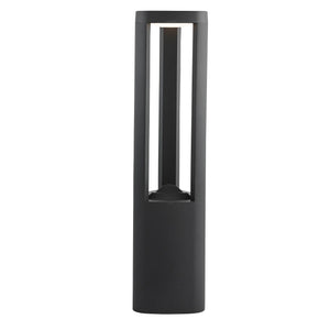 Michigan Outdoor Post - Dark Grey Metal & Polycarbonate
