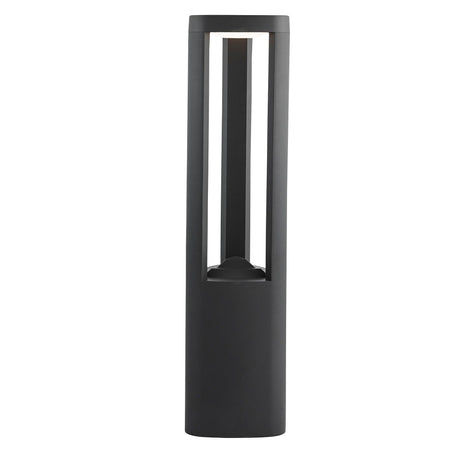 Michigan Outdoor Post - Dark Grey Metal & Polycarbonate