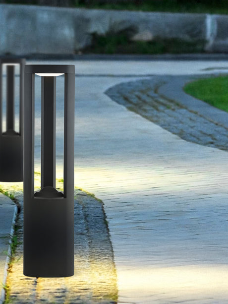 Searchlight Electric Michigan Outdoor Post - Dark Grey Metal & Polycarbonate 1005-500GY