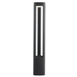 Michigan Outdoor Post - Dark Grey Metal & Polycarbonate