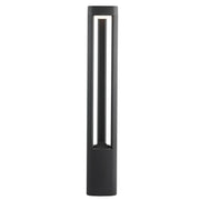 Michigan Outdoor Post - Dark Grey Metal & Polycarbonate